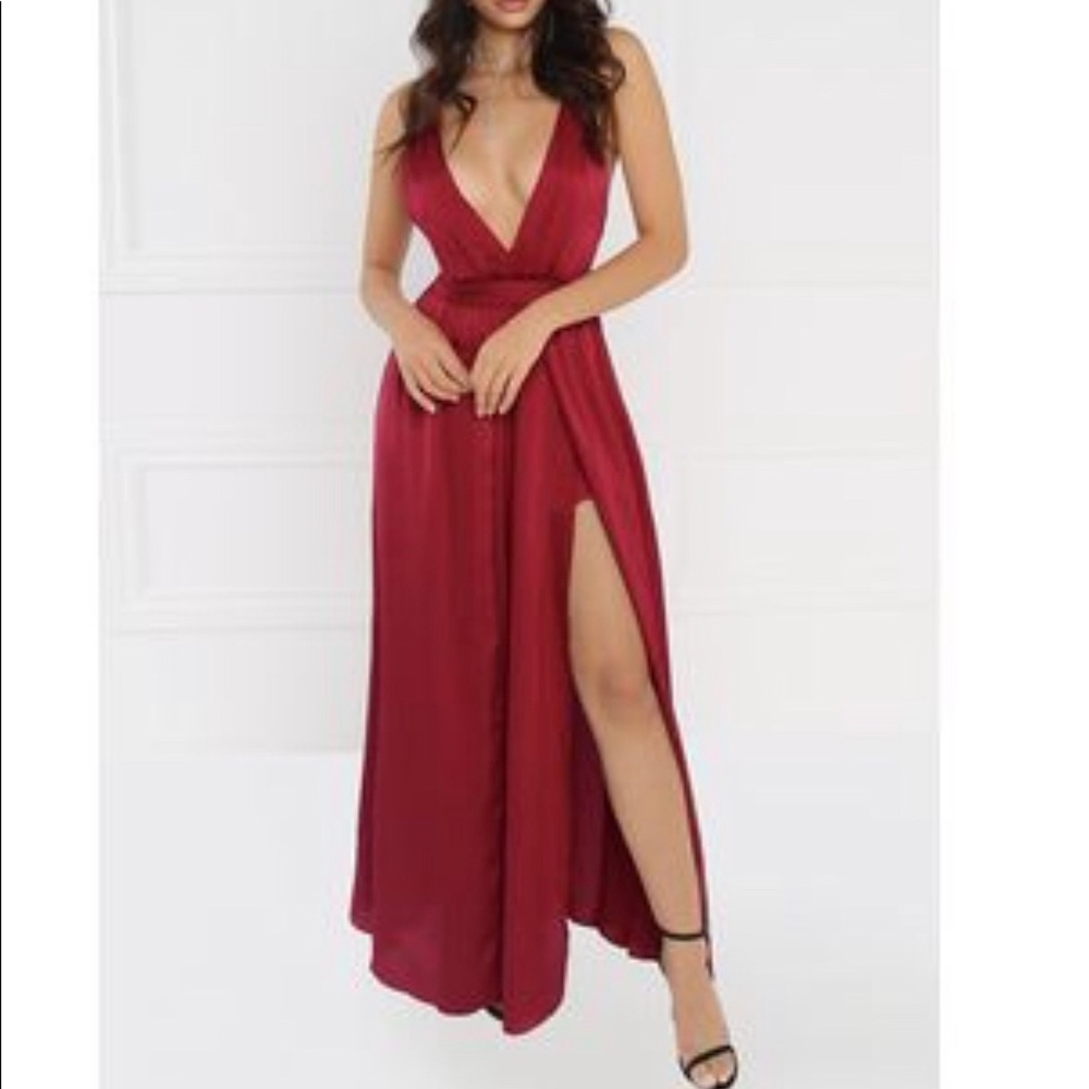 Burgundy Maxi Dress